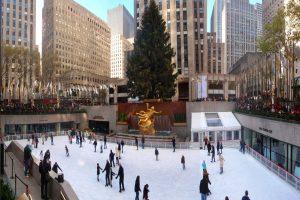 Ice Skating Under the Rockefeller Tree (NYC)