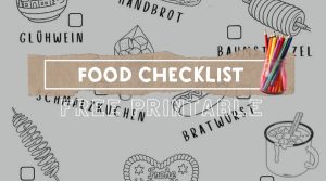 German Christmas Market Food Checklist [Free Printable]