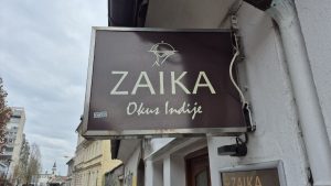 Zaika indian restaurant in Ljubljana